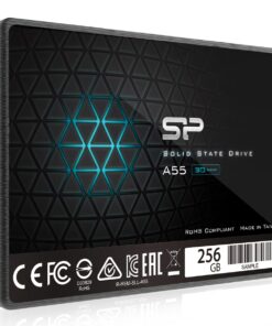 Alternative view of Silicon Power 256GB SSD 3D NAND A55 SLC Cache Performance Boost SATA III 2.5" Internal Solid State Drive (SP256GBSS3A55S25)
