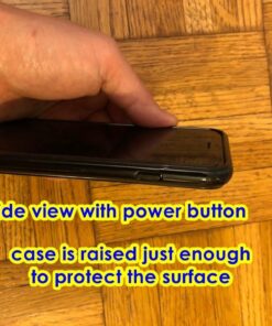 JETech Case for iPhone SE 3/2 (2022/2020 Edition), iPhone 8 and iPhone 7, 4.7-Inch, Shockproof Bumper Cover, Anti-Scratch Clear Back (Black) Black 41 61xkDPNVdQL
