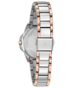Bulova Ladies' Classic Diamond Stainless Steel Watch with Mother of Pearl Dial Steel/Rose Gold 12 61xlz0SnG0L