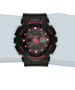 Casio Women's BA-111-1ACR Baby-G Analog-Digital Display Quartz Black Watch 19 61xlzZsi1XL