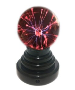 Alternative view of Unido Box 3"-Inch Mini Plasma Ball Light USB and Battery-Operated, Touch Lightning Lamp Desk Toy
