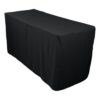 LTC LINENS 4FTTD-010111, 4 ft. Fitted Tablecloth, Black 20 61xnCkjgizL