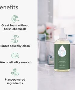 Puracy Organic Hand Soap, For the Professional Hand Washers We've All Become, Moisturizing Natural Gel Hand Wash Soap, Liquid Hand Soap Refills for Soft Skin (12 fl.oz, Cucumber & Mint) 2-Pack Cucumber & Mint 12 Fl Oz x 2pk 11 61xnRqkBClL