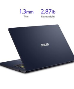ASUS Vivobook Go 14 L410 Ultra Thin Laptop, 14” FHD Display, Intel Celeron N4020 Processor, 4GB RAM, 64GB eMMC, NumberPad, Windows 11 Home in S Mode, 1 Year Microsoft 365, Star Black, L410MA-AH02 14" FHD 12 61xp1LdLp2L