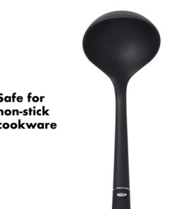 OXO Good Grips Nylon Ladle, Black, One Size 13 61xpjqTUwoL