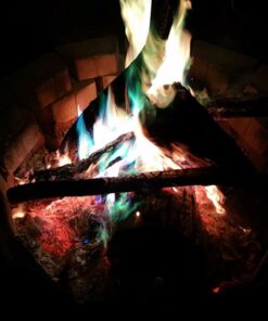 Mystical Fire Flame Colorant Vibrant Long-Lasting Pulsating Flame Color Changer for Indoor or Outdoor Use 0.882 oz Packets 24- Count Box by Mystical Fire 38 61xrAXkw9BL