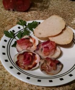 HiCoup Oyster Shucking Knife and Glove Kit - Clam and Oyster Knife Shucker Set with Stainless Steel Seafood Opener Tool, Wood Handle and Gloves 45 61xt9FUJ21L