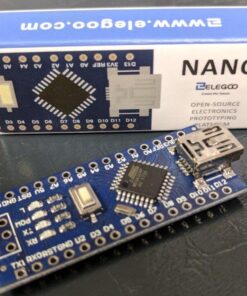 ELEGOO Nano Board CH 340/ATmega+328P Without USB Cable, Compatible with Arduino Nano V3.0 (Nano x 3 Without Cable) Nano 3.0 x 3 without cable 46 61xtyhBxX L