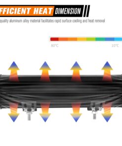 LITE-WAY 12 Inch LED Light Bar for Truck, Boat, ATV,UTV, Marine, IP68, 30000LM LED Pods Spot & Flood Combo Beam, 12V Triple Row Light Bar Off Road Driving Led Work Lights 20 61xud0 trXS 1