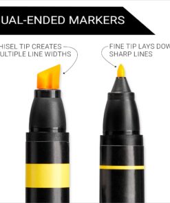 Prismacolor Premier Double-Ended Art Markers, Fine and Chisel Tip, 72 Pack 72 Count (Pack of 1) 37 61xw9Y7ALgL
