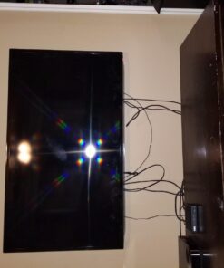 Sanus Universal Low Profile Tilt TV Wall Mount for 37" - 80" LED, LCD & Plasma TVs, Eliminates Glare with 10º of Tilt & Post-Install Adjustments - 3 Step Install - Safety Certified - MLT14-B1 42 61xweJ7xAFL