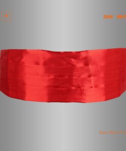 Alternative view of Dan Smith Men's Fashion Solid Microfiber Mens Cummerbund 1 Pack Red-dib7e01a