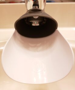 Prince Lionheart Fun and Safe Hand-Washing Solution | Faucet Extender for Babies and Toddlers | Fits Standard and Gooseneck Faucets | Galactic Grey 1 Pack 45 61y OIREaAL