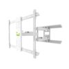 Kanto PDX650W Full Motion Articulating TV Wall Mount for 37-inch to 75-inch TVs | Low Profile with 22" Extension | Integrated Cable Management | Swivel and Tilt Capable | White 5 61y12VSXquL
