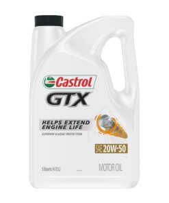 Castrol GTX 20W-50 Conventional Motor Oil, 5 Quarts 160 Fl Oz (Pack of 1) 11 61y1iZjQeKL