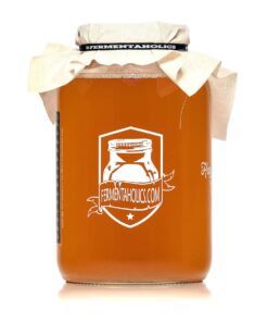 Jun Kombucha Starter Culture - USDA Certified Organic Jun SCOBY & Starter Tea - Makes 1 Gallon - Brewed with Organic Green Tea & Honey - Brew Jun Tea! 30 61y3RjZp04L