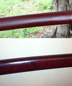 Ace Martial Arts Supply Handmade Japanese Shirasaya Samurai Katana Sharp Sword-Kenshin Burgundy 99 61y5MIQ4VL