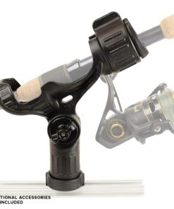 YakAttack Omega Fishing Rod Holder with Track Mounted LockNLoad Mounting System, Pro and Standard Edition - Multiple Colors | Kayak Fishing Accessories Without Mount Track 22 61y5XE8Vf3L