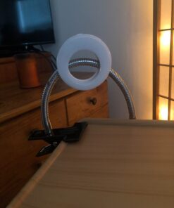 QIAYA Selfie Light Ring Lights LED Circle Light Cell Phone Laptop Camera Photography Video Lighting Clip On Rechargeable 44 61y6K6QCfOL