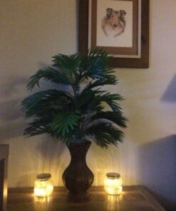 Nearly Natural 6661 Areca Palm with Urn Silk Plant,Green,35" x 12" x 12" 27 61yACkCHCUL