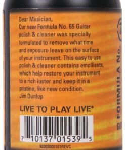 JIM DUNLOP 654 Formula 65 Guitar Polish & Cleaner 4oz. 1 Pack 11 61yAetmEagL
