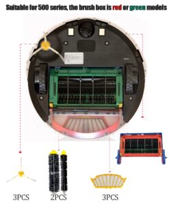 I clean Replenishment Roomba 500 Series Kits, Compatibel with iRobot Roomba 560, 510, 530,595, 535, 540, 580, 610 Vacuum Cleaner Parts 15 61yDz88mzzL