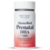 Mama Bird Vegan Prenatal DHA Vitamin, Algae Omega 3 Supplements, Supports Baby's Brain & Eyes, Easy to Swallow Softgels, Includes Bonus Healthy Pregnancy & Lactation Secrets, 60 Ct