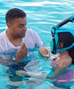 QingSong Full Face Snorkel Mask for Adults & Kids, Snorkeling Gear with Camera Mount, Foldable 180 Degree Panoramic View Snorkeling Set Anti-Fog Anti-Leak Black/Green S/M 19 61yIAqYEWOL