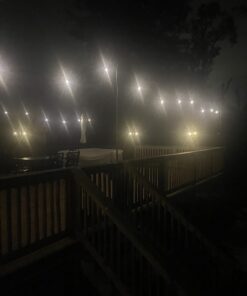 Brightech Ambience Pro Solar Powered Outdoor String Lights, 48 Ft Commercial Grade Waterproof Patio Lights, 15 Edison Bulbs, Shatterproof LED Chirstmas Solar String Lights - 1W LED, Soft White 48 Feet 37 61yJk0f2SrL