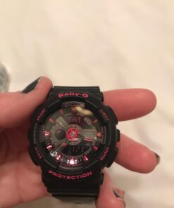 Casio Women's BA-111-1ACR Baby-G Analog-Digital Display Quartz Black Watch 26 61yO6EA35pL