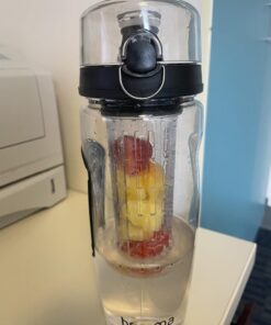 Brimma Fruit Infuser Water Bottle - 32 oz Large, Leakproof Plastic Fruit Infusion Water Bottle for Gym, Camping, and Travel 36 61yOvRwODjL