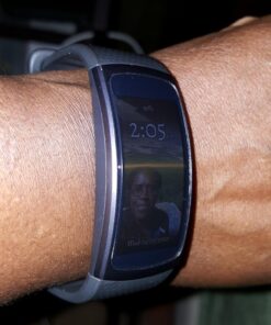 IQShield Screen Protector Compatible with Samsung Gear Fit2 (Gear Fit 2)(6-Pack) Anti-Bubble Clear TPU Film 45 61yPMEYnR0L