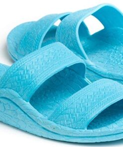 Pali Hawaii Unisex Adult Classic Jandals Sandals 8 Women/8 Men Aqua