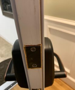 ULTRALOQ UL3 BT (2nd Gen) Smart Lock + Bridge WiFi Adaptor, 5-in-1 Keyless Entry Door Lock with WiFi, Bluetooth, Biometric Fingerprint and Touch Keypad, Smart Door Lock Latch Edition (Satin Nickel) Accessory - Deadbolt Cover Plate Black 17 61yR4LqtI5L