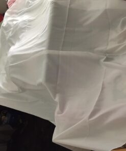 LinenTablecloth 90 x 132-Inch Rectangular Polyester Tablecloth with Rounded Corners, White 90" x 132" 27 61yRVEcm3wL