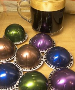 Nespresso Capsules VertuoLine, Dark Assortment Variety Pack, Dark Roast , 40 Count Coffee & Espresso Pods, Brews 7.8 oz and 1.35oz 40 Piece Assortment 38 61yRd84ppcL