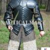 NauticalMart Combat Armor, Brienne of Tarth Armor Suit. 18ga Steel Blackened Halloween Wearable Handmade Female Armor Jacket for LARP Historical Reenactment