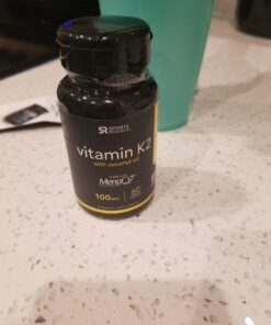 Sports Research Vitamin K2 as MK-7 100mcg with Coconut MCT Oil - 60 Veggie Softgels (2 Month Supply) Vegan Certified, Non-GMO Verified, Gluten & Soy Free - Citrus Aroma 35 61yVx5aOmgL