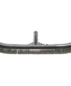 Poolmaster 20183, 18 Inch, 18-Inch Aluminum-Back Swimming Pool Algae Brush with Stainless Steel Bristles, Premier Collection, Black Steel Brush 11 61yW9TnYKYL