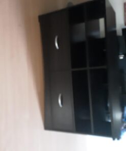 Sauder Beginnings TV Stand with Drawers, For TV's up to 46", Cinnamon Cherry finish 37 61yX2oxpxuL