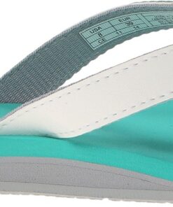 Sanuk Women's On The Rocks Flip-Flop 6 White/Seafoam 5 61yYphAsJxL