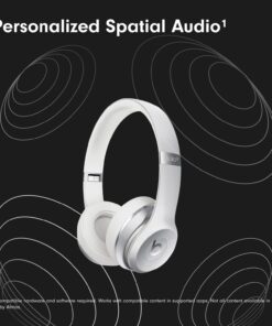 Beats Solo3 Wireless On-Ear Headphones - Apple W1 Headphone Chip, Class 1 Bluetooth, 40 Hours of Listening Time, Built-in Microphone - Silver (Latest Model) Without AppleCare+ 22 61yZLZRK TL