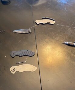 Kershaw Clash Black Serrated Pocketknife, 3" 8Cr13MoV Steel Drop Point Blade, Assisted One-Handed Flipper Opening, Folding Utility EDC 46 61yaWNLJZL