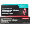 Miconazole Nitrate 2 % Antifungal Cream - 1 Oz (Pack of 6)