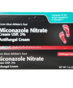 Miconazole Nitrate 2 % Antifungal Cream - 1 Oz (Pack of 6)