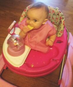 Disney Baby Minnie Mouse Music and Lights Baby Walker with Activity Tray (Garden Delight) Garden Delight Minnie 50 61ybRC58wGL