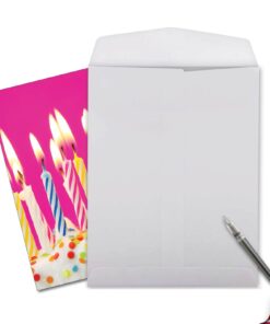 The Best Card Company - 1 Large Birthday Card with Envelope (8.5 x 11 Inch) - Fun Celebration Card for Birthdays - Birthday Candles J6555ABDG 11 61yctRC06PL