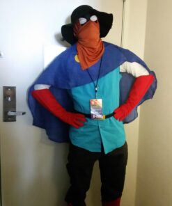 HOT TIME BDSM PU leather Adjustable Pony Tail Holes Hood Mask With Long Hair Halloween Cosplay Head Mask Open Eyes Mouth for Mask Hair Holes Costume 15 61ydJ eDML