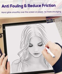 TIMEBETTER Drawing Glove L, Artist Glove for Drawing Tablet iPad, Palm Rejection Digital Art Glove, Suitable for Left Right Hand -2 Pack Large 2-finger, Black 9 61ydnhi0WEL