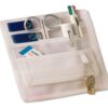 ADC 216RB Model 216 Pocket Pal II Medical Instrument Organizer/Pocket Protector, White with Royal Blue Accents White with Royal Blue Velcro 1 Count